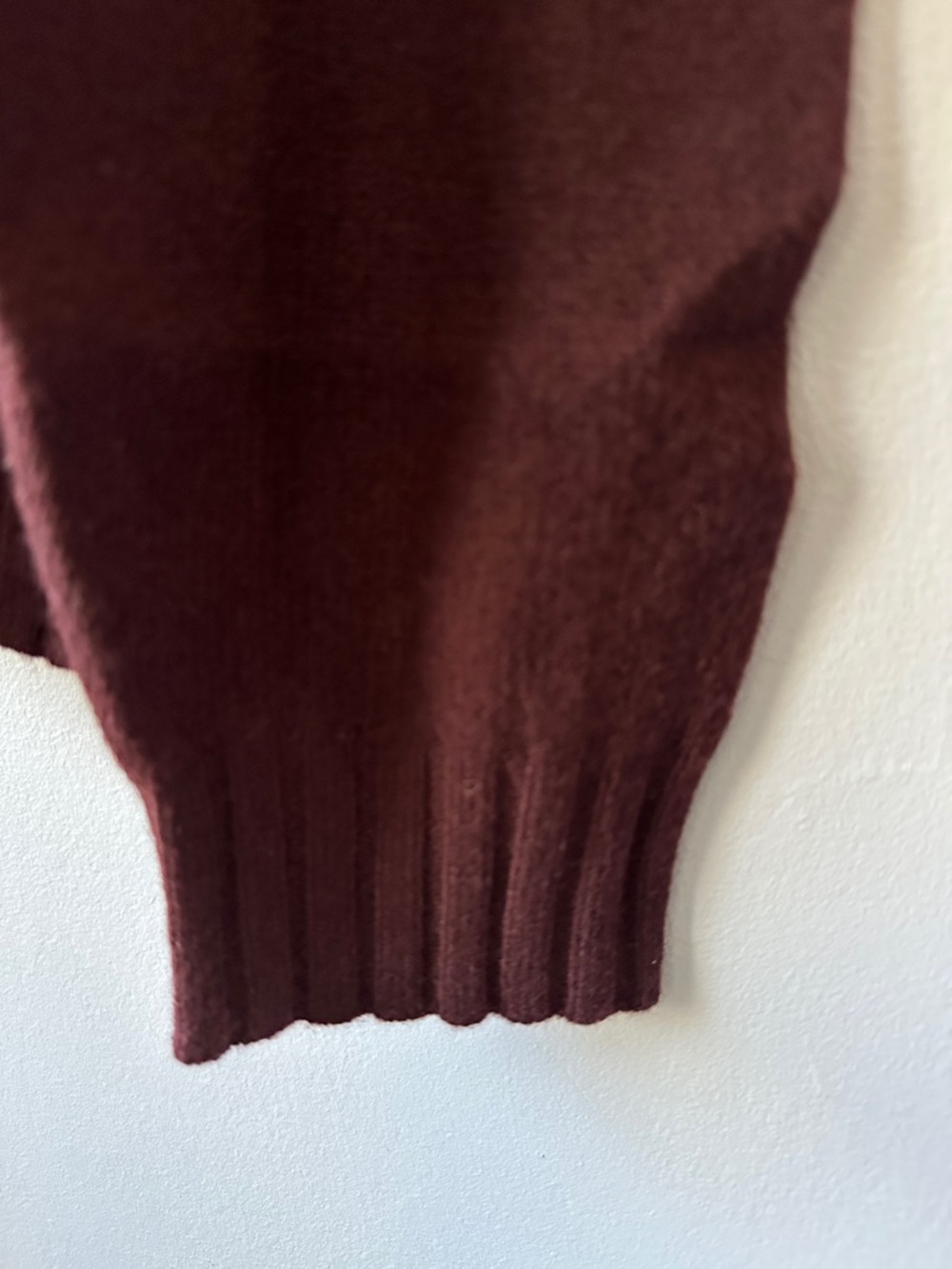 Madewell NWT men's Crewneck Sweater in Deep Burgundy size large - Picture 7 of 10